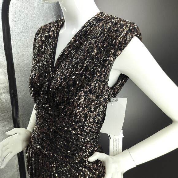 Calvin Klein Women's Dress Color Gloss Brown - Picture 2 of 16